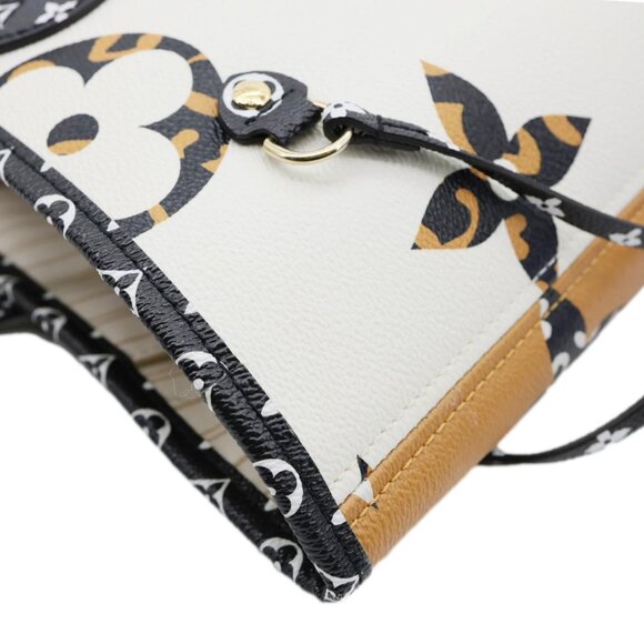 Louis Vuitton  Neverfull MM Monogram Jungle Shoulder Bag Ivory - Picture 7 of 14